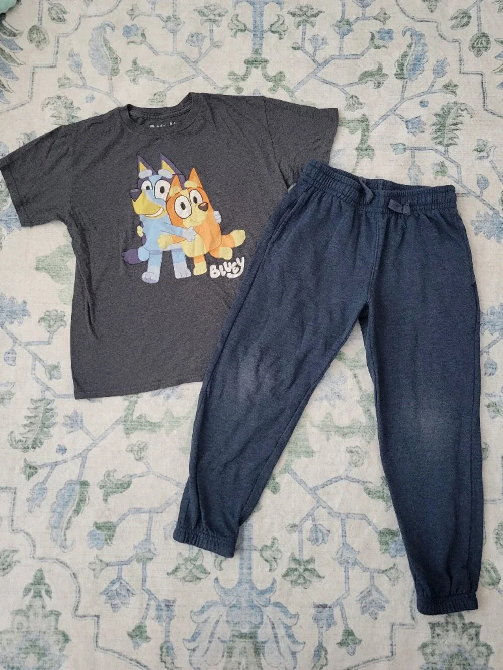 Kids' Grey Bluey Set - Cozy